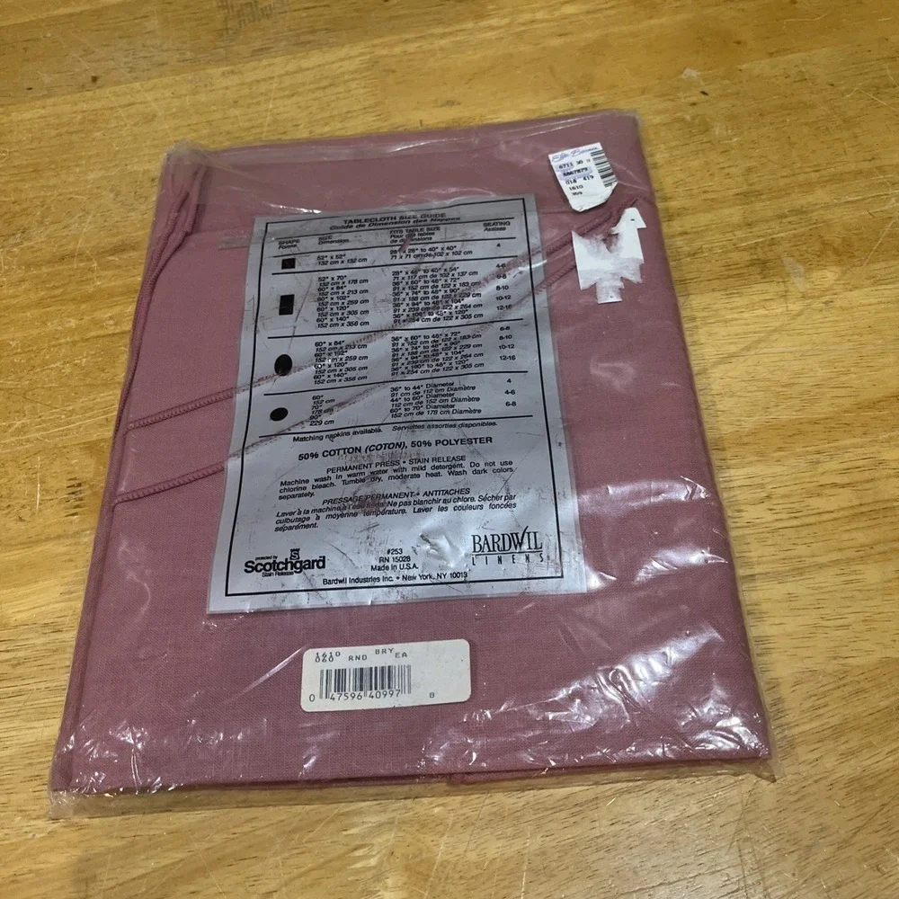 Bardwil‎ Linens Carefree Berry Mauve 60